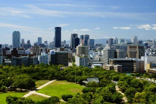 hm- Vista città di Osaka 
