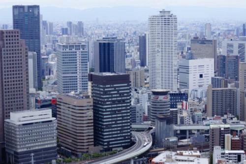 hn- Vista città di Osaka 