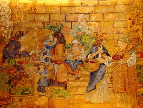 bw- Murales- mosaico- Gerusalemme  