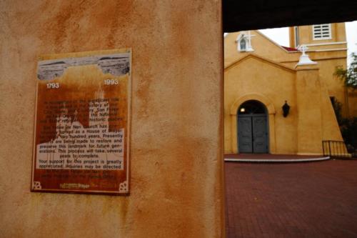 ad- San Felipe De Neri church, Albuquerque (New Mexico) 